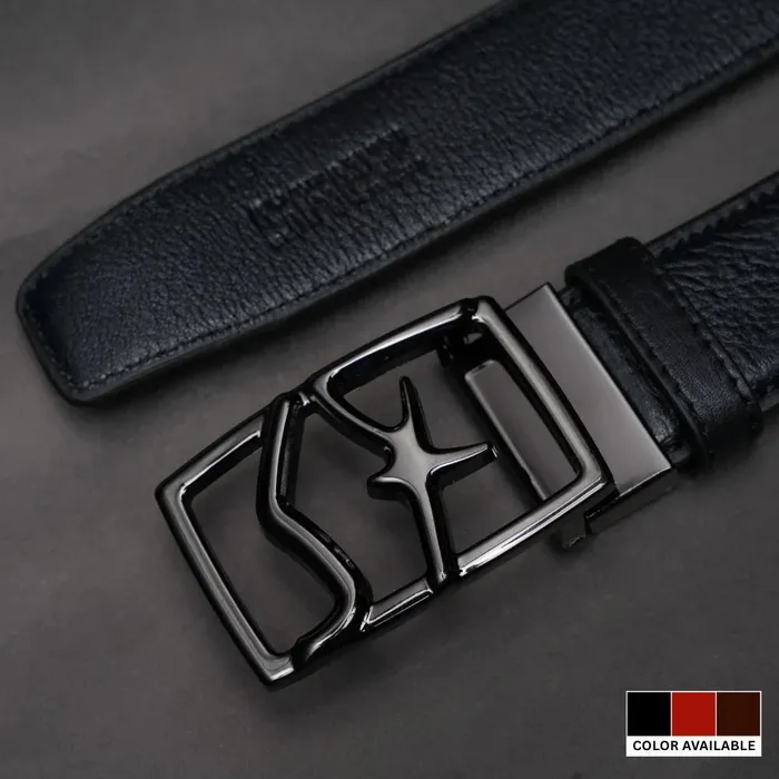 Genuine Leather Belt for Men – Premium Full-Grain Cowhide, Handmade, Formal & Casual Use (BMT-001)
